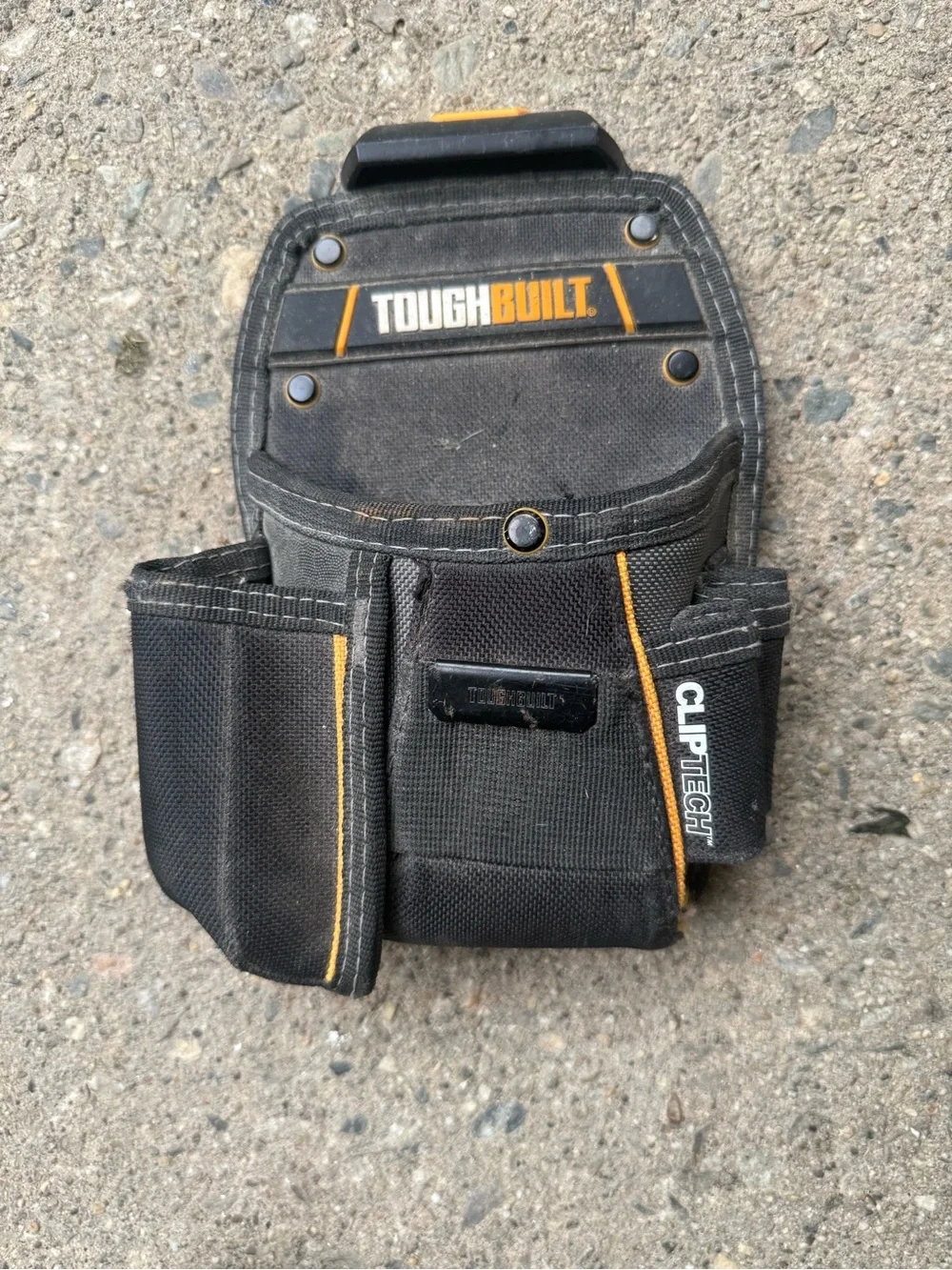 ToughBuilt Black & Orange ClipTech Tool Pouch